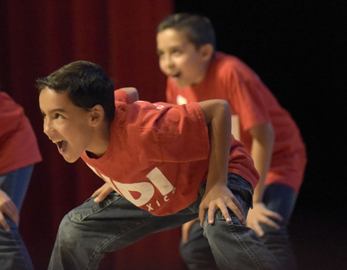 boy on stage