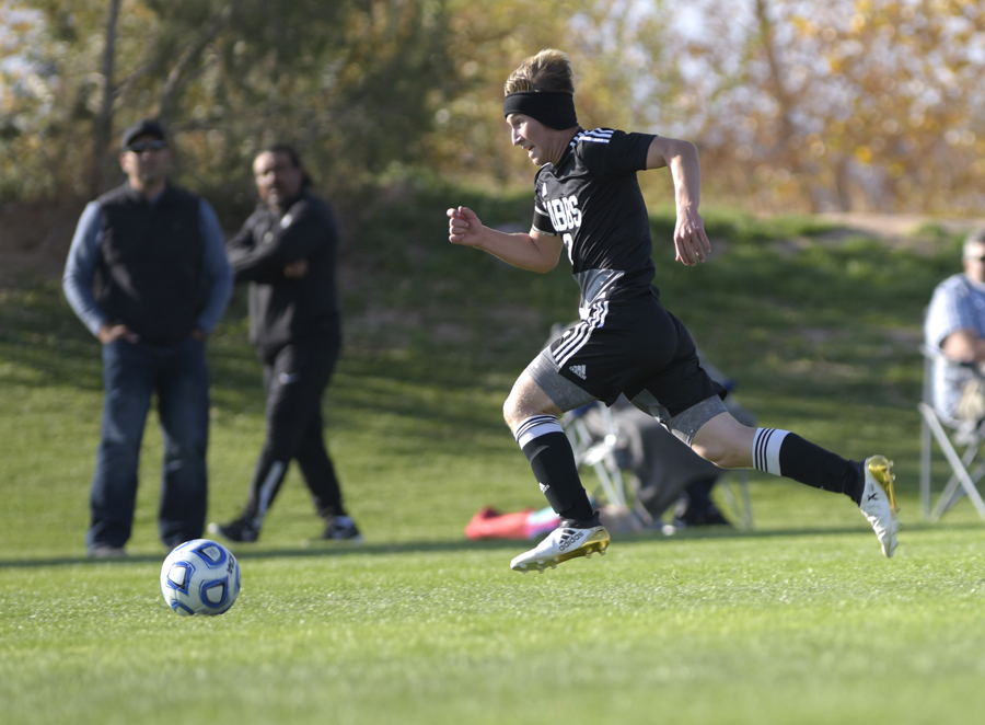 player chasing ball