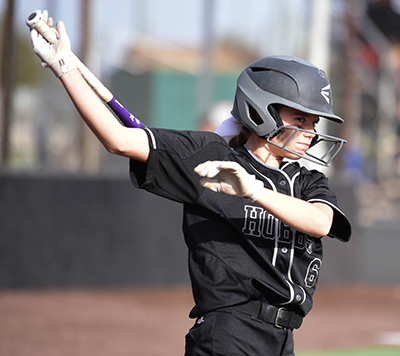 player taking practice swings