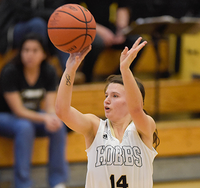 girl shooting free throw