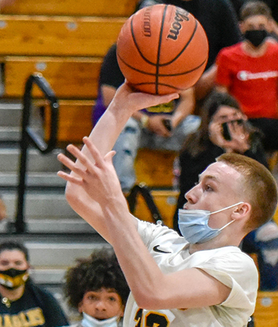 player making a jump shot