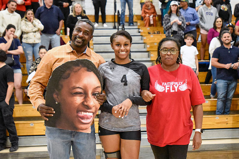 VB Senior night vs Clovis