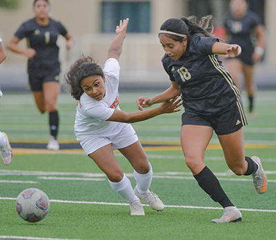 two players fighting for control of ball