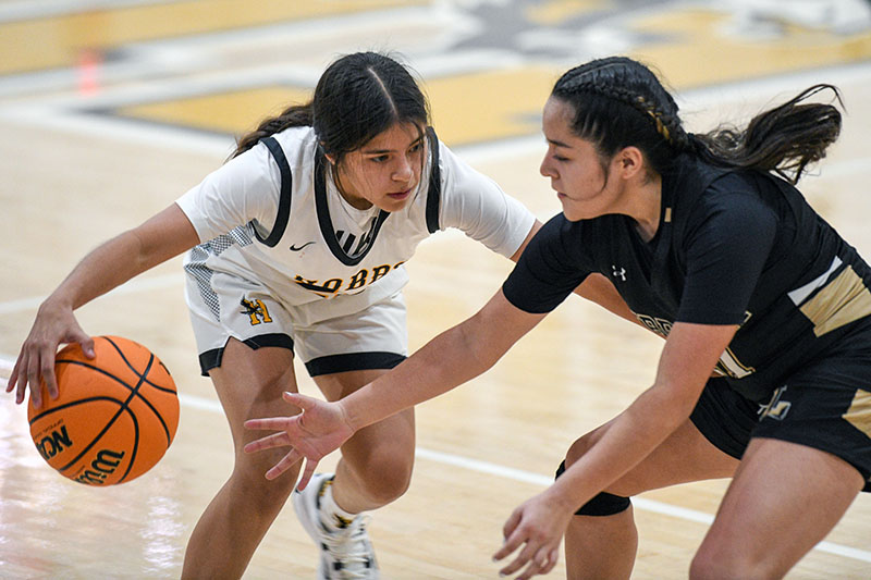 two players on court