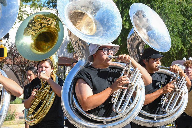 three tubas