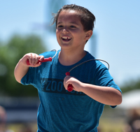 kid with jump rope